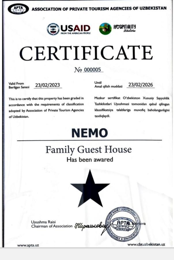 Nemo Guest House Buhara Kültér fotó